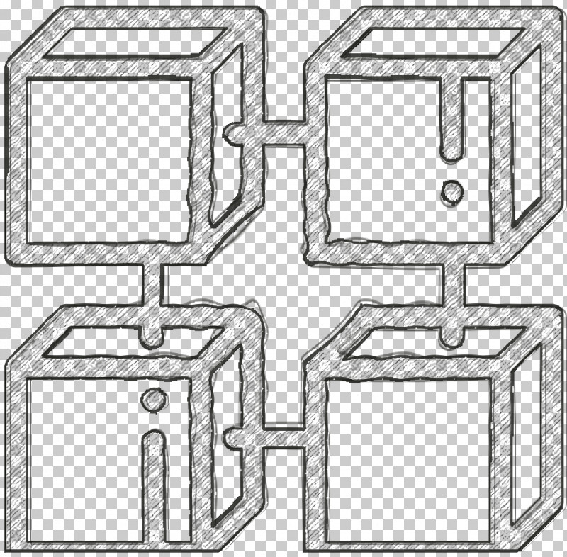 Blockchain Icon PNG, Clipart, Black, Black And White, Blockchain Icon, Line, Line Art Free PNG Download