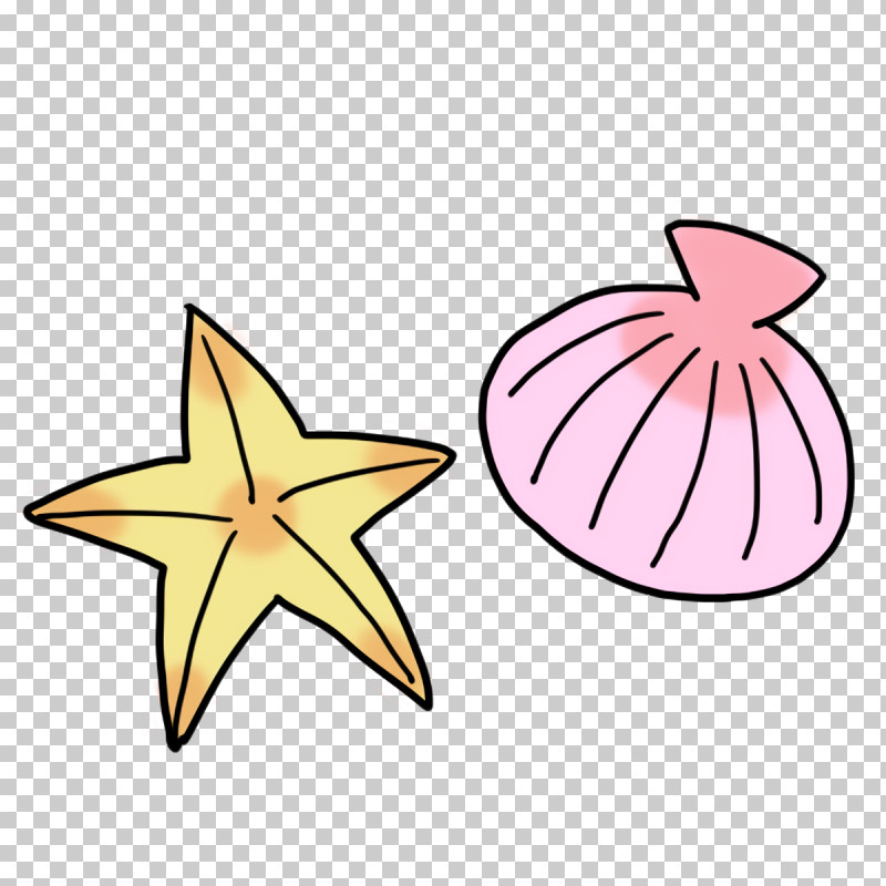 Summer PNG, Clipart, Line, Starfish, Summer Free PNG Download