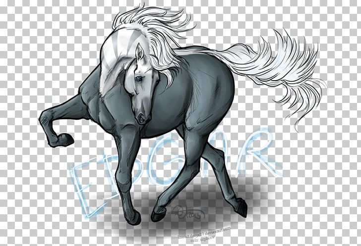 Mustang Stallion Unicorn Pack Animal Halter PNG, Clipart, Black And White, Drawing, Evanescence, Fictional Character, Horse Free PNG Download