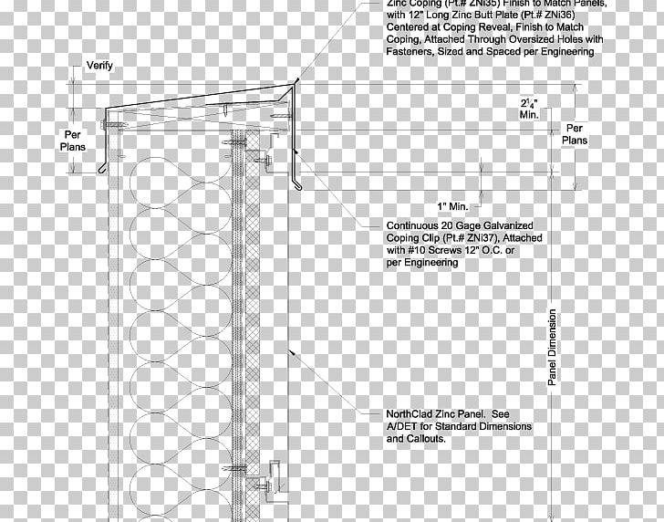 Zinc Parapet Coping Wall Paper PNG, Clipart, Angle, Area, Building Insulation, Coping, Diagram Free PNG Download