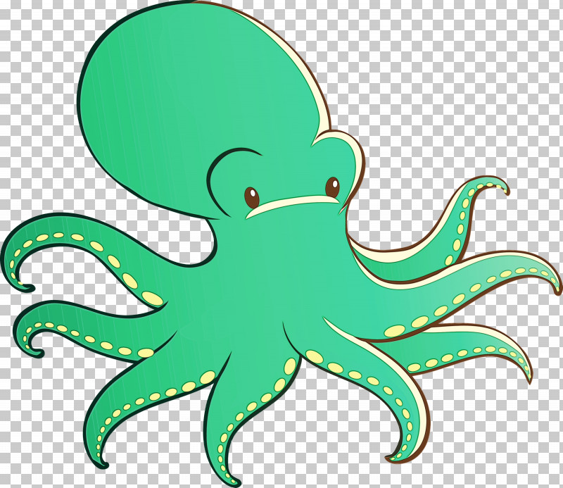 Octopus Green Giant Pacific Octopus Octopus PNG, Clipart, Giant Pacific Octopus, Green, Octopus, Paint, Watercolor Free PNG Download