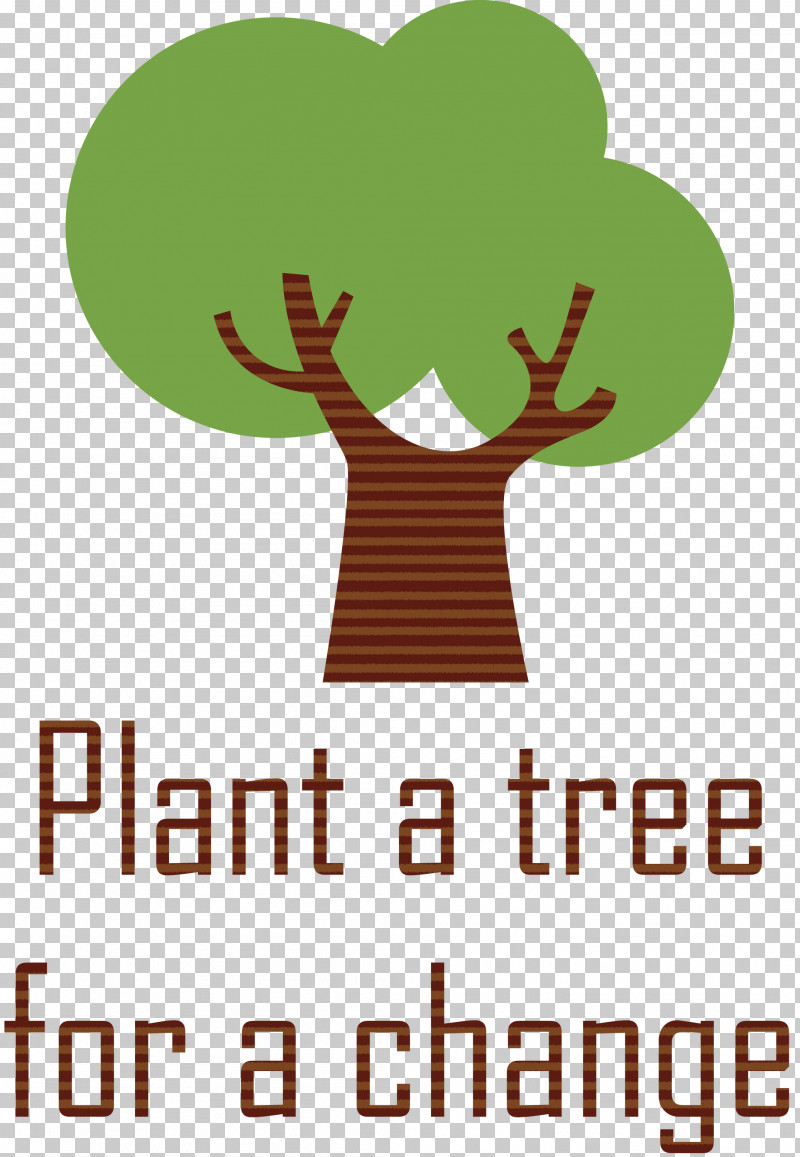 Plant A Tree For A Change Arbor Day PNG, Clipart, Arbor Day, Biology, Deer, Logo, Meter Free PNG Download