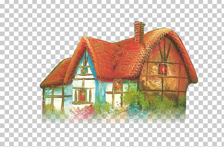 Painting Illustration PNG, Clipart, Apartment House, Cartoon House, Common Sunflower, Courtyard, Designer Free PNG Download