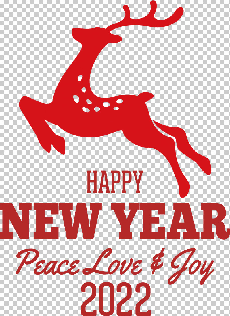 New Year 2022 Happy New Year 2022 2022 PNG, Clipart, Biology, Deer, Line, Logo, Mathematics Free PNG Download