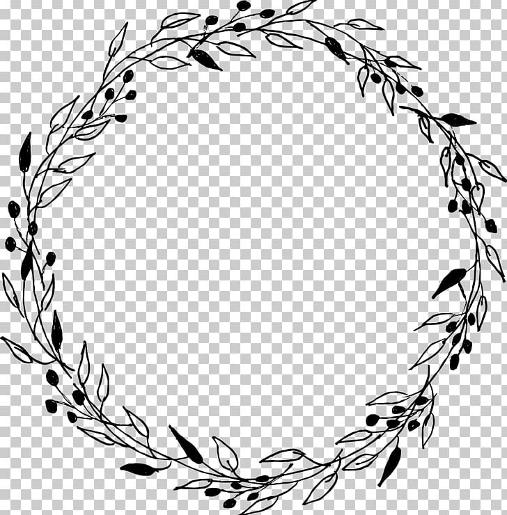 wreath clip art free black and white