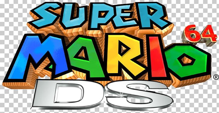 Super Mario 64 DS Nintendo DS Video Game PNG, Clipart, Area, Brand, Game, Games, Graphic Design Free PNG Download