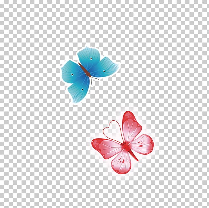 Butterfly Blue Red PNG, Clipart, Blue, Blue Butterfly, Blue Flower, Butterfly, Cartoon Free PNG Download