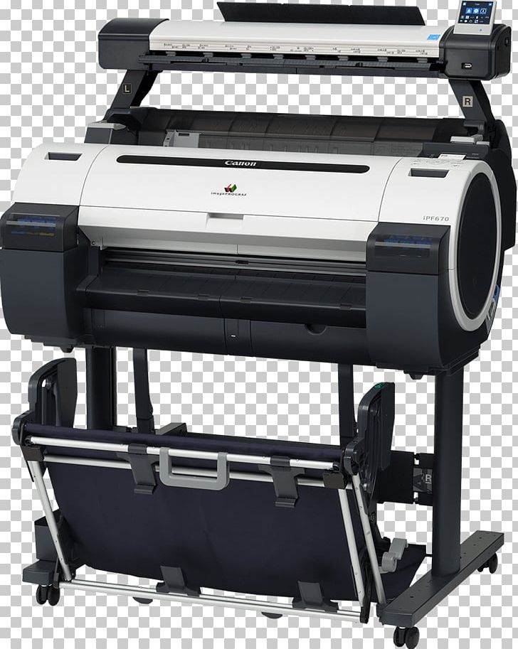 Canon PROGRAF IPF670 MFP Wide-format Printer Inkjet Printing PNG, Clipart, Canon, Electronic Device, Imageprograf, Inkjet Printing, Laser Printing Free PNG Download