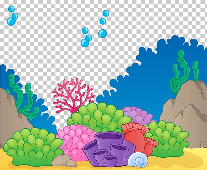 Cartoon Illustration PNG, Clipart, Animation, Art, Biome, Computer Wallpaper, Coral Free PNG Download
