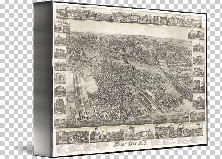 Jersey City Gallery Wrap Frames Canvas Art PNG, Clipart, Art, Black And White, Canvas, City, Currency Free PNG Download