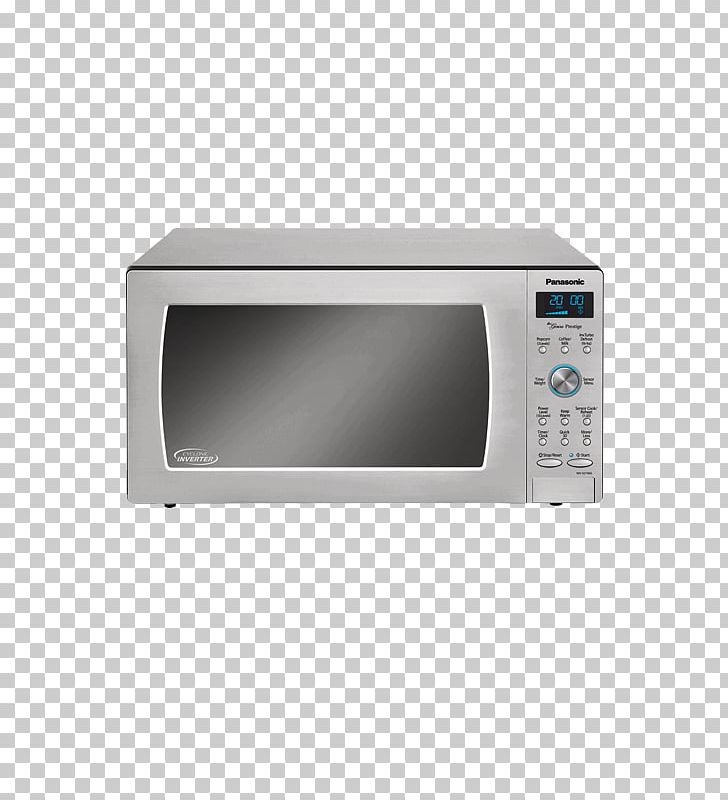 Microwave Ovens Stainless Steel Panasonic Countertop Png Clipart