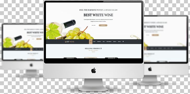 Wine Responsive Web Design Web Template System Joomla PNG, Clipart, Brand, Computer Monitor, Computer Monitor Accessory, Display Device, Food Drinks Free PNG Download