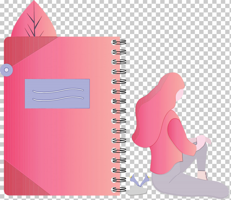 Pink Paper Product PNG, Clipart, Girl, Notebook, Paint, Paper Product, Pink Free PNG Download