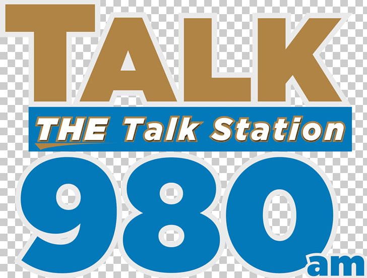 KMBZ Talk Radio AM Broadcasting Brand Logo PNG, Clipart, Am Broadcasting, Area, Blue, Brand, Caregiver Free PNG Download