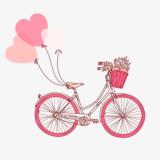Pink Bike PNG, Clipart, Bicycle, Bike Clipart, Pink, Pink Clipart, Romantic Free PNG Download