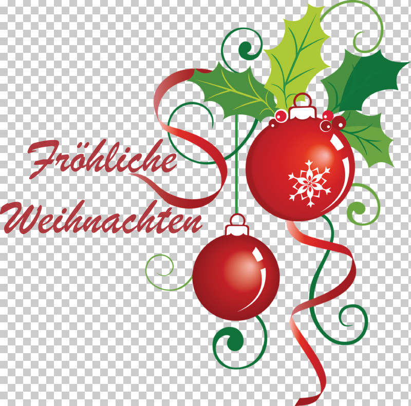 Frohliche Weihnachten Merry Christmas PNG, Clipart, Bauble, Christmas Day, Christmas Ornament, Frohliche Weihnachten, Merry Christmas Free PNG Download