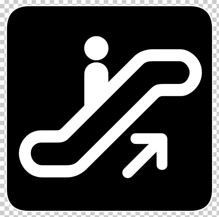 Escalator Stairs Building Sign PNG, Clipart, Area, Black And White, Brand, Building, Computer Icons Free PNG Download