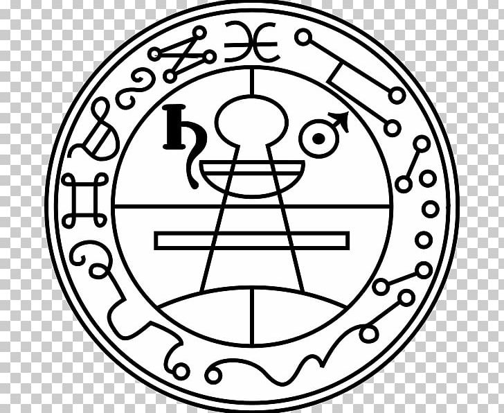 Lesser Key Of Solomon Seal Of Solomon Secret Pentacle Goetia PNG, Clipart, Area, Black And White, Circle, Demonology, Goetia Free PNG Download