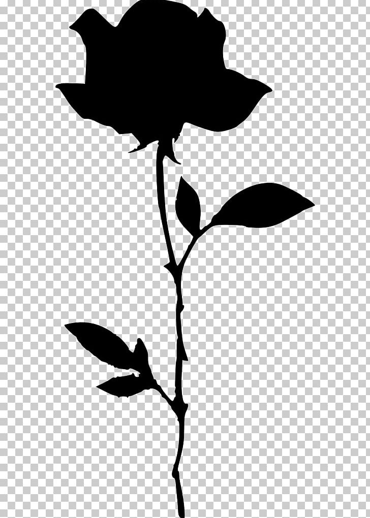 Silhouette Drawing Rose PNG, Clipart, Animals, Artwork, Black And White, Branch, Drawing Free PNG Download