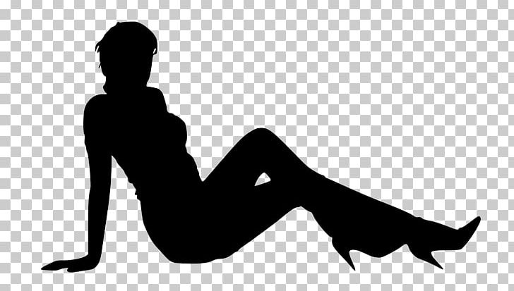 Silhouette Sitting Woman PNG, Clipart, Animals, Arm, Black, Black And White, Female Free PNG Download