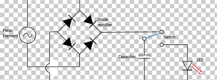 Wiring Diagram Piezoelectricity Circuit Diagram Electrical Wires & Cable PNG, Clipart, Alternating Current, Angle, Area, Block Diagram, Capacitor Free PNG Download