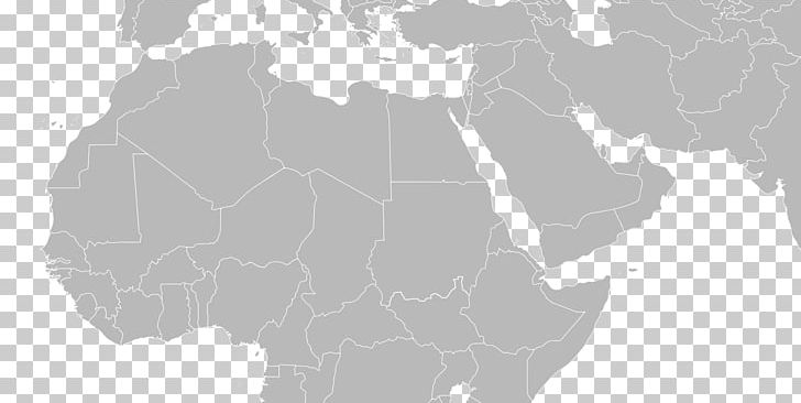 North Africa Central Africa Middle East East Africa Blank Map PNG, Clipart, Africa, Black And White, Blank, Blank Map, Border Free PNG Download