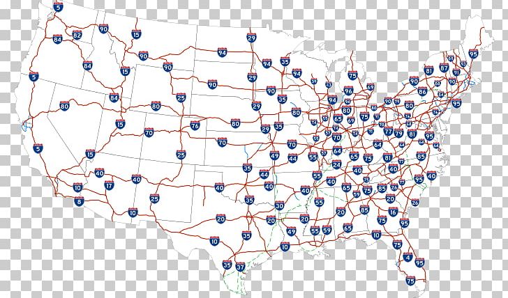 United States Us Numbered Highways Us Interstate Highway System