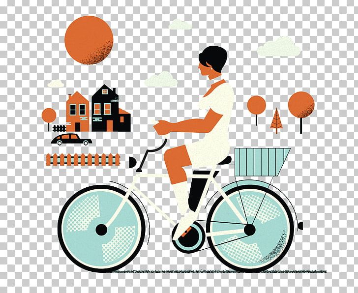 Bicycle Cycling Illustration PNG, Clipart, Art, Bicycle, Bicycle Touring, City, Communication Free PNG Download