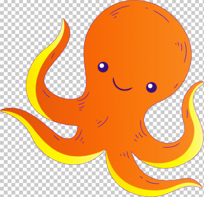 Orange PNG, Clipart, Animal Figure, Cartoon, Giant Pacific Octopus, Line, Octopus Free PNG Download