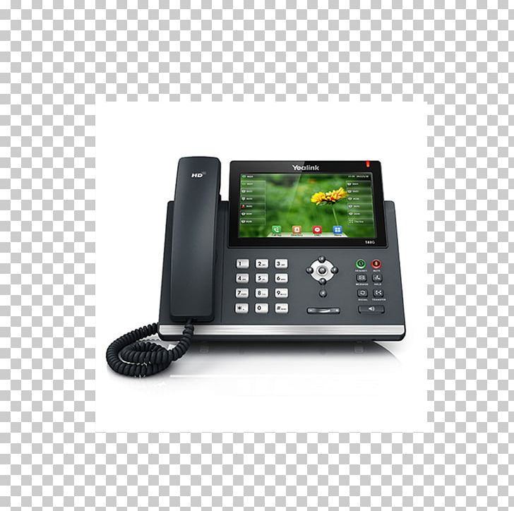 Yealink SIP-T48G VoIP Phone Telephone Session Initiation Protocol Gigabit Ethernet PNG, Clipart, Communication, Corded Phone, Elect, Electronic Device, Electronics Free PNG Download