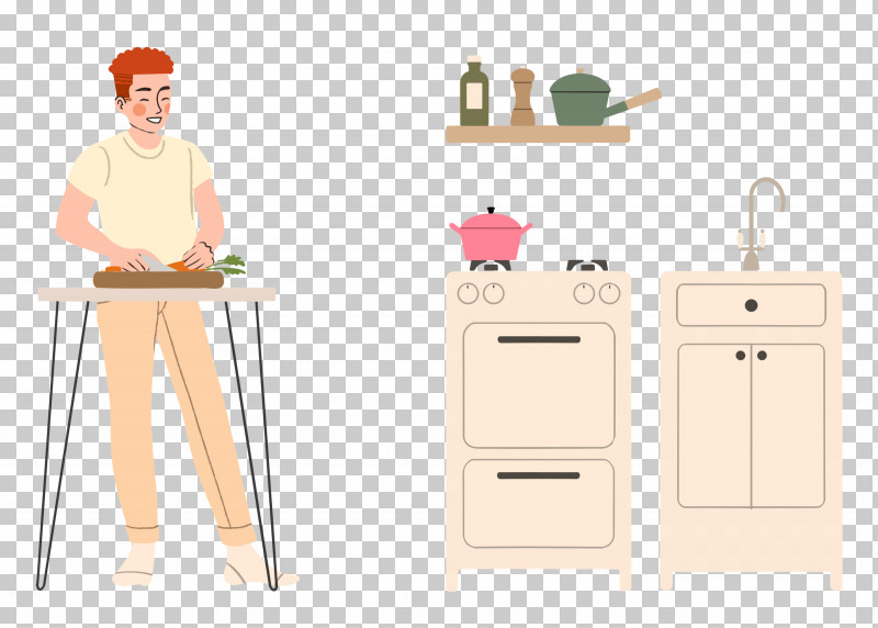 Cooking Kitchen PNG, Clipart, Cartoon, Cooking, Furniture, Geometry, Kitchen Free PNG Download