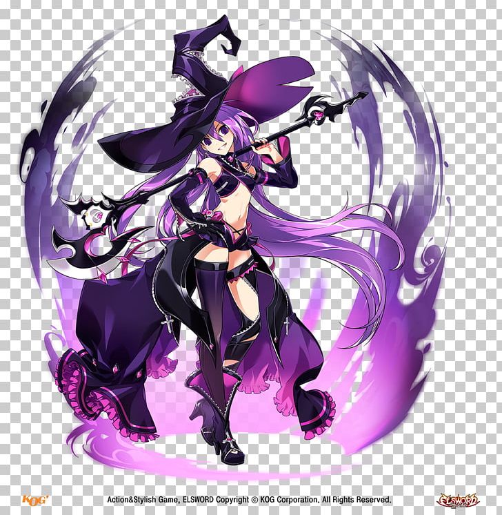 Elsword Sorcerer Magician Player Versus Environment Video Game PNG, Clipart, Elsword, Fictional Character, Game, Magic, Mythical Creature Free PNG Download