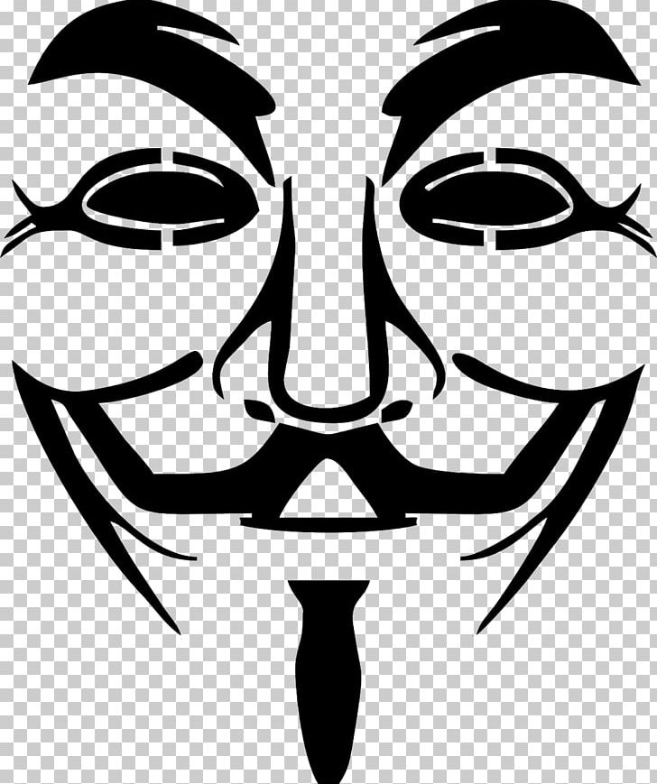 Guy Fawkes Mask Anonymous PNG, Clipart, Anonymous, Art, Artwork, Autocad Dxf, Black And White Free PNG Download