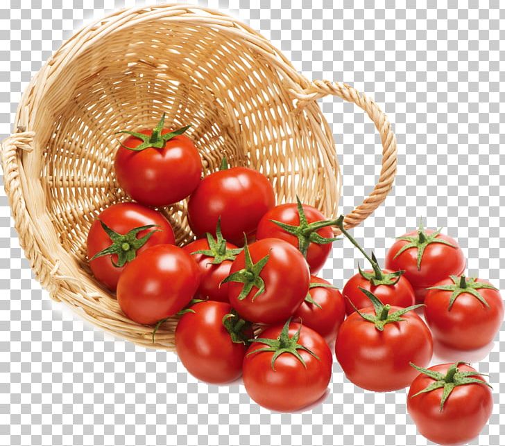 Tomato Juice Cherry Tomato Organic Food Vegetable PNG, Clipart, Basket, Bush Tomato, Cherry Tomato, Diet Food, Download Free PNG Download