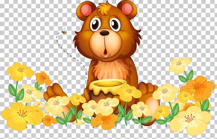 Brown Bear Polar Bear Bee Honey PNG, Clipart, Art, Bear, Bears, Bee, Brown Free PNG Download