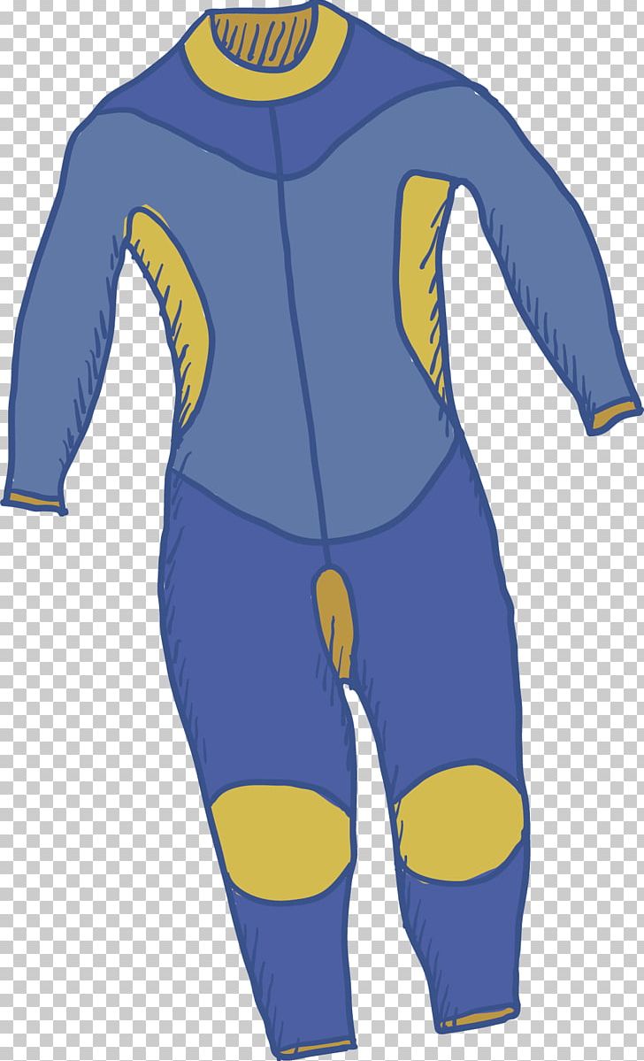 Swimsuit Wetsuit PNG, Clipart, Blue, Cartoon, Clothes, Color, Electric Blue Free PNG Download