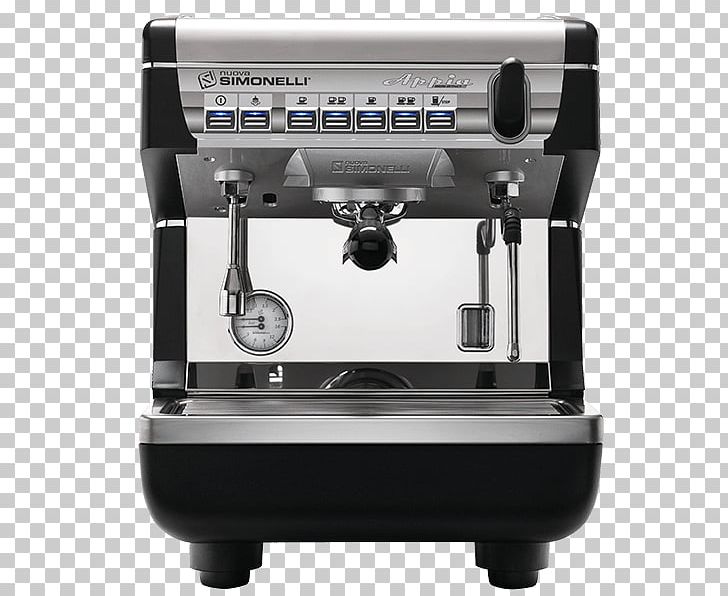Coffeemaker Nuova Simonelli Musica Espresso Machines PNG, Clipart, Black Metal, Coffee, Coffee Cherry Tea, Coffee Grinder, Coffeemaker Free PNG Download