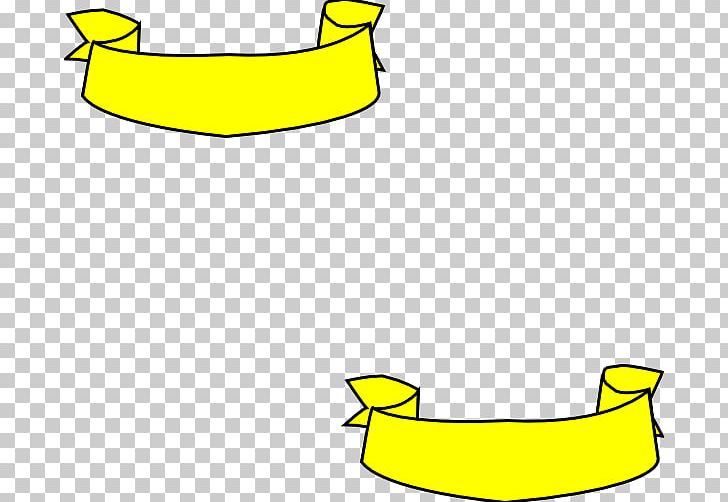 Yellow Ribbon PNG, Clipart, Angle, Area, Banner, Beak, Black And White Free PNG Download