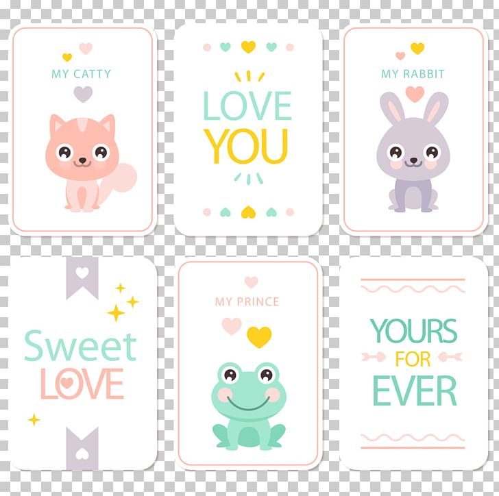 Cute Animal Card PNG, Clipart, Animal, Anime, Area, Baby Toys, Birthday Card Free PNG Download