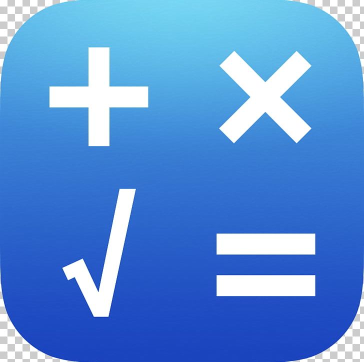 Mathematics Computer Icons Mathematical Notation Symbol PNG, Clipart, App Store, Area, Blue, Brand, Calculation Free PNG Download