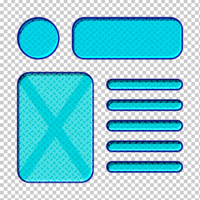 Ui Icon Wireframe Icon PNG, Clipart, Blue, Bluegreen, Computer, Greenaquaturquoise, Line Free PNG Download