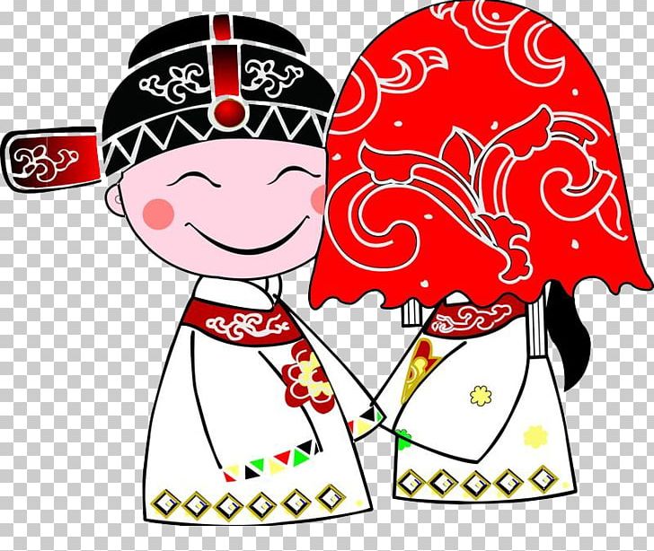 Chinese Marriage Wedding Bride PNG, Clipart, Area, Art, Bride, Cartoon, Child Free PNG Download