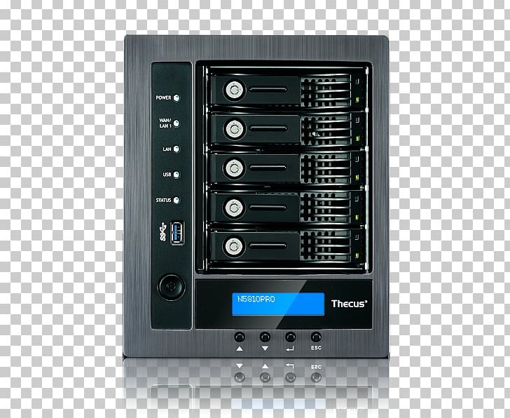 Network Storage Systems Thecus N5810 NAS Desktop Ethernet LAN Black Storage Server Thecus N5550 Thecus N5810 San/NAS Server PNG, Clipart, Audio Receiver, Backup Appliance, Computer, Computer Network, Data Storage Free PNG Download
