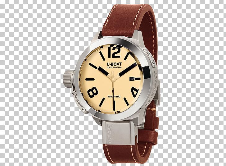 SAE 316L Stainless Steel Automatic Watch U-boat PNG, Clipart, Accessories, American Iron And Steel Institute, Automatic Watch, Beige, Brand Free PNG Download