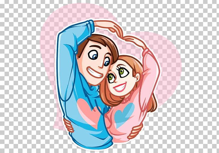 Telegram Sticker Love Couple Romance PNG, Clipart, Art, Cartoon, Cheek, Child, Couple Free PNG Download