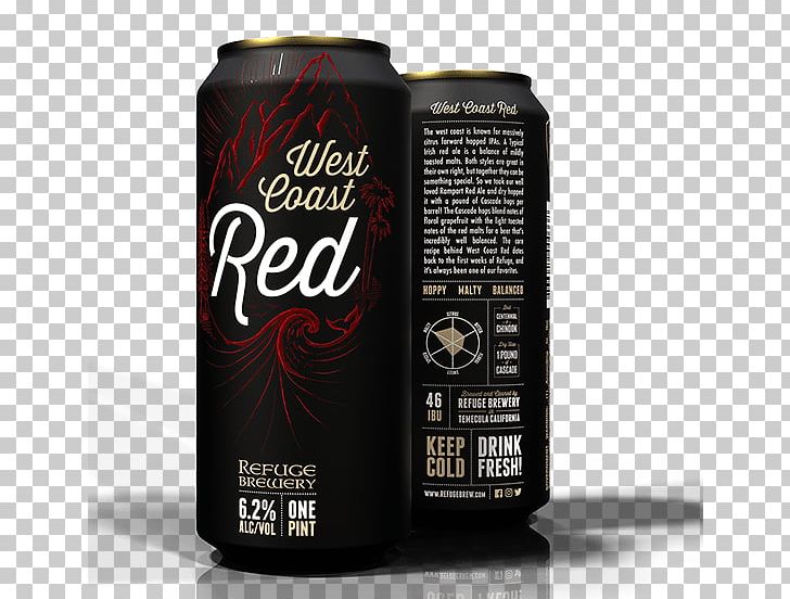 Beer Refuge Brewery India Pale Ale Irish Red Ale PNG, Clipart, Alcohol By Volume, Ale, Aluminum Can, Beer, Beverage Can Free PNG Download