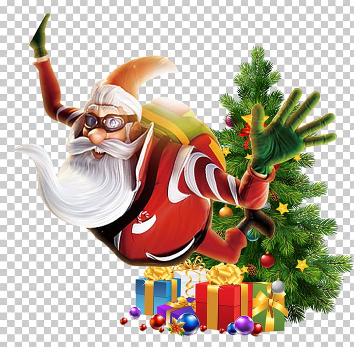 Flying Santa Claus PNG, Clipart, Art, Artificial Christmas Tree, Chris, Christmas, Christmas Decoration Free PNG Download