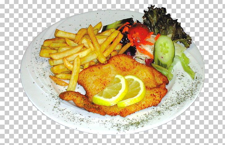 French Fries Wiener Schnitzel Full Breakfast Veal Milanese PNG, Clipart,  Free PNG Download