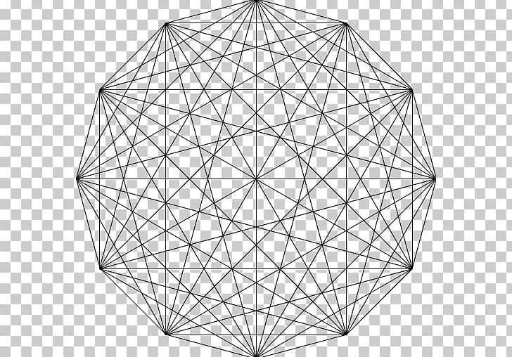 Complete Graph Graph Theory Vertex Dodecagram PNG, Clipart, Angle, Area, Black And White, Circle, Complete Graph Free PNG Download