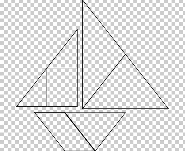 Tangram White Puzzle PNG, Clipart, Angle, Area, Black, Black And White, Boat Free PNG Download